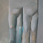 Adamo e Eva,1993,acrilici su tela ,cm.120x80